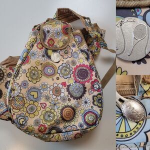 TENNIS PICKLEBALL RAQUET TRAVEL BACKPACK SLING BAG JETPAC HEARTS